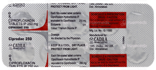 Ciprodac 250 Tablet 10